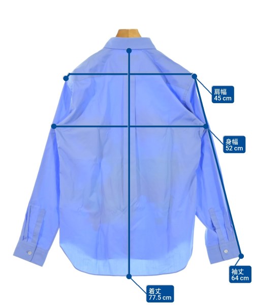 COMME des GARCONS HOMME DEUX（コムデギャルソンオムドゥ）カジュアルシャツ 青 サイズ:M メンズ/2200629166226
