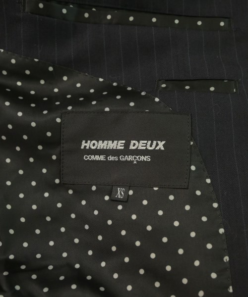 COMME des GARCONS HOMME DEUX（コムデギャルソンオムドゥ）テーラードジャケット 黒 サイズ:XS メンズ/2200632840014