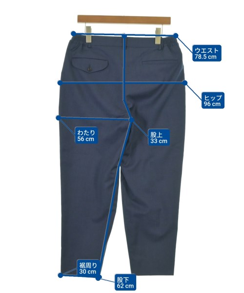 COMME des GARCONS HOMME DEUX（コムデギャルソンオムドゥ）スラックス 紺 サイズ:M メンズ/2200632656028