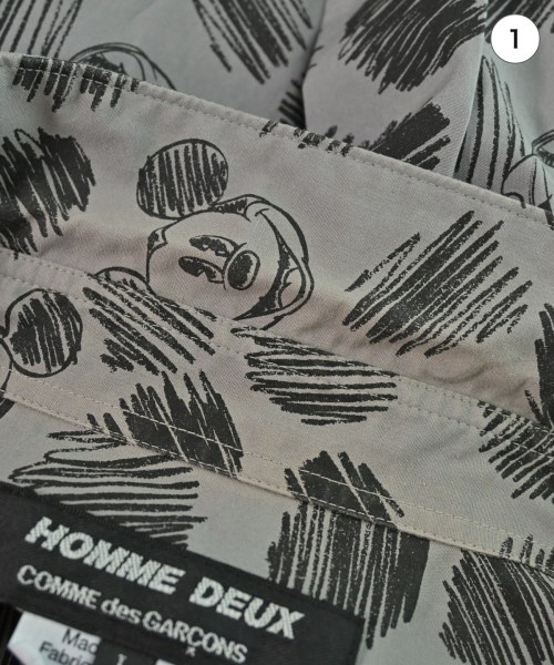 COMME des GARCONS HOMME DEUX（コムデギャルソンオムドゥ）カジュアルシャツ グレー サイズ:L メンズ/2200632656059