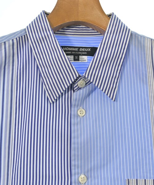 COMME des GARCONS HOMME DEUX（コムデギャルソンオムドゥ）カジュアルシャツ 青 サイズ:M メンズ/2200632656073