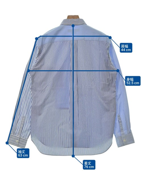 COMME des GARCONS HOMME DEUX（コムデギャルソンオムドゥ）カジュアルシャツ 青 サイズ:M メンズ/2200632656073