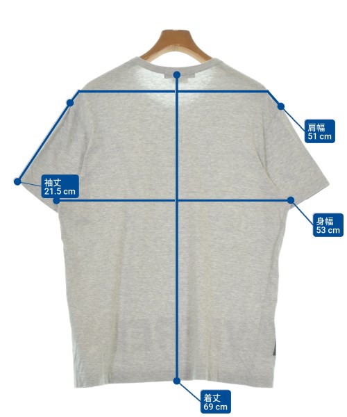 COMME des GARCONS HOMME DEUX（コムデギャルソンオムドゥ）Tシャツ・カットソー グレー サイズ:L メンズ/2200632656110