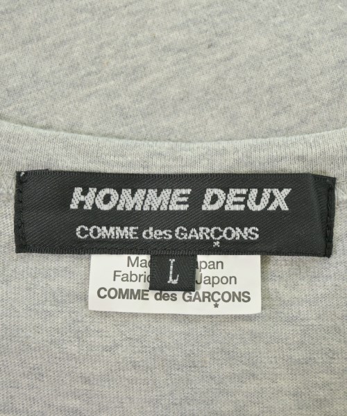 COMME des GARCONS HOMME DEUX（コムデギャルソンオムドゥ）Tシャツ・カットソー グレー サイズ:L メンズ/2200632656127