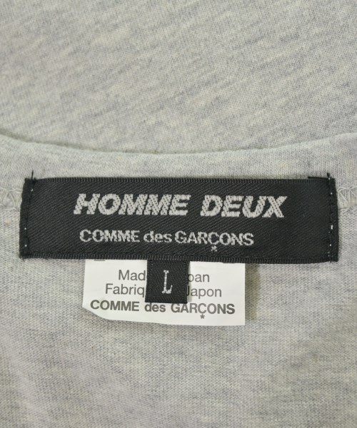 COMME des GARCONS HOMME DEUX（コムデギャルソンオムドゥ）Tシャツ・カットソー グレー サイズ:L メンズ/2200632656134