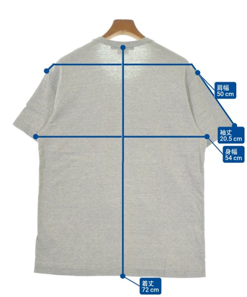 COMME des GARCONS HOMME DEUX（コムデギャルソンオムドゥ）Tシャツ・カットソー グレー サイズ:L メンズ/2200632656134
