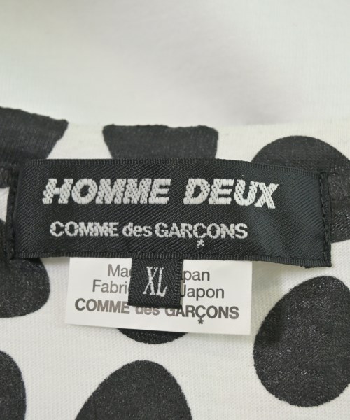 COMME des GARCONS HOMME DEUX（コムデギャルソンオムドゥ）Tシャツ・カットソー 白 サイズ:XL メンズ/2200632656141