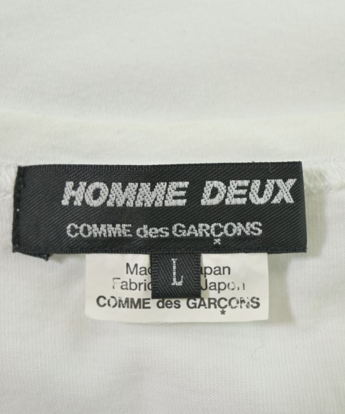 COMME des GARCONS HOMME DEUX（コムデギャルソンオムドゥ）Tシャツ・カットソー 白 サイズ:L メンズ/2200632656158