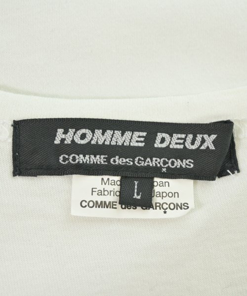 COMME des GARCONS HOMME DEUX（コムデギャルソンオムドゥ）Tシャツ・カットソー 白 サイズ:L メンズ/2200632656165