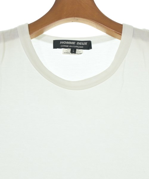 COMME des GARCONS HOMME DEUX（コムデギャルソンオムドゥ）Tシャツ・カットソー 白 サイズ:L メンズ/2200632656165
