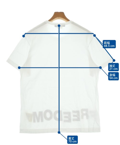 COMME des GARCONS HOMME DEUX（コムデギャルソンオムドゥ）Tシャツ・カットソー 白 サイズ:L メンズ/2200632656165