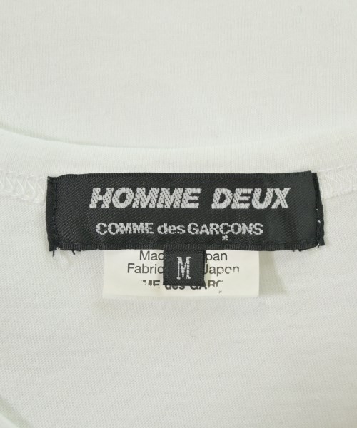 COMME des GARCONS HOMME DEUX（コムデギャルソンオムドゥ）Tシャツ・カットソー 白 サイズ:M メンズ/2200632656172