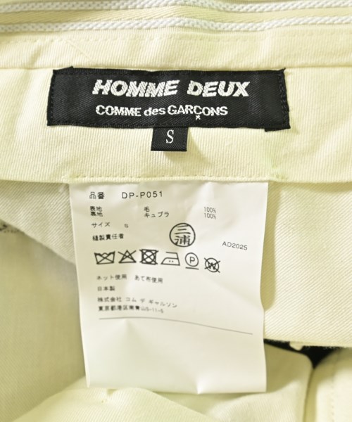 COMME des GARCONS HOMME DEUX（コムデギャルソンオムドゥ）その他 黒 サイズ:S メンズ/2200633426019