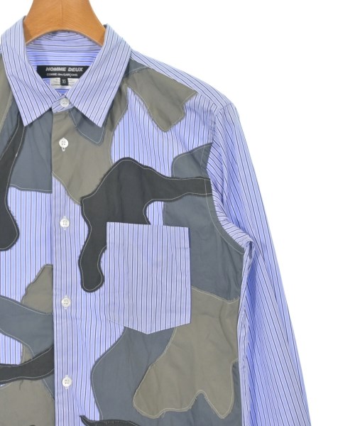 COMME des GARCONS HOMME DEUX（コムデギャルソンオムドゥ）カジュアルシャツ 青 サイズ:XS メンズ/2200633747046