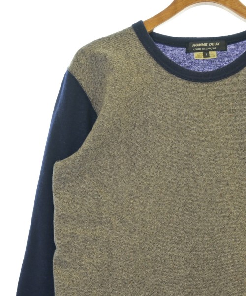 COMME des GARCONS HOMME DEUX（コムデギャルソンオムドゥ）ニット・セーター ベージュ サイズ:S メンズ/2200633937034