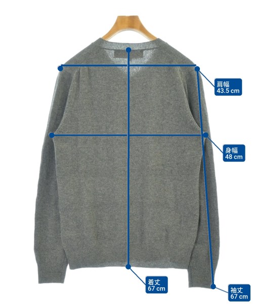 COMME des GARCONS HOMME DEUX（コムデギャルソンオムドゥ）ニット・セーター グレー サイズ:M メンズ/2200619132248