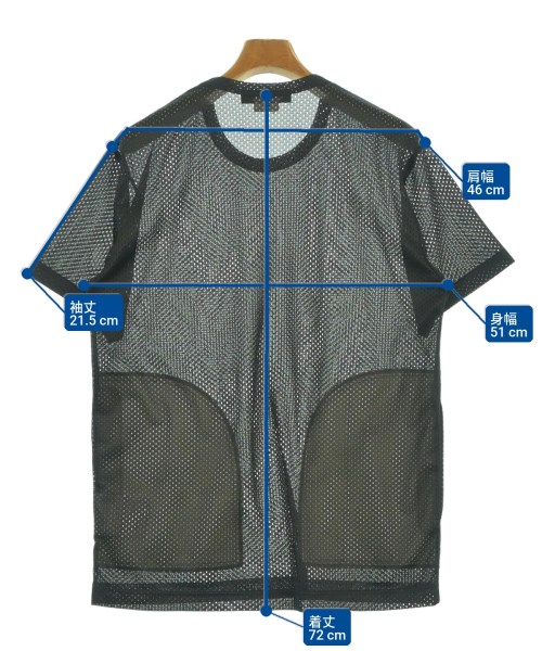COMME des GARCONS HOMME DEUX（コムデギャルソンオムドゥ）Tシャツ・カットソー 黒 サイズ:L メンズ/2200634334047