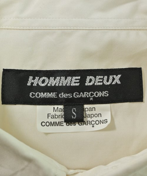 COMME des GARCONS HOMME DEUX（コムデギャルソンオムドゥ）カジュアルシャツ 白 サイズ:S メンズ/2200604708038