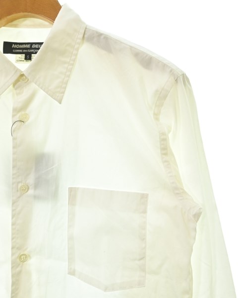 COMME des GARCONS HOMME DEUX（コムデギャルソンオムドゥ）カジュアルシャツ 白 サイズ:S メンズ/2200604708038