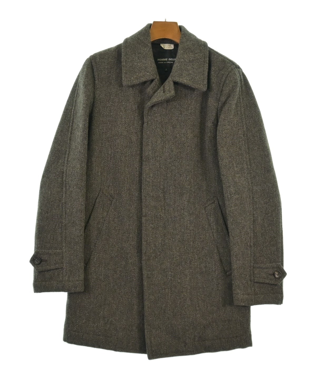 COMME des GARCONS HOMME DEUX コート COMME des GARCONS HOMME DEUX 縮絨メルトントレンチコート