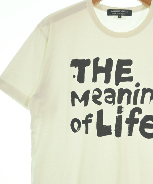 COMME des GARCONS HOMME DEUX（コムデギャルソンオムドゥ）Tシャツ・カットソー 白 サイズ:M メンズ/2200589989200