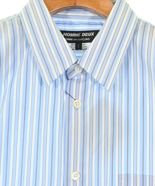 COMME des GARCONS HOMME DEUX（コムデギャルソンオムドゥ）カジュアルシャツ 青 サイズ:S メンズ/2200609937198