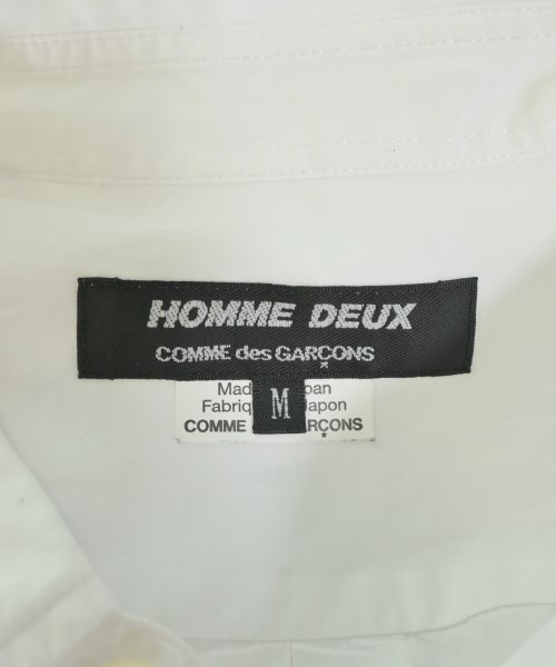 COMME des GARCONS HOMME DEUX（コムデギャルソンオムドゥ）カジュアルシャツ 白 サイズ:M メンズ/2200610455025