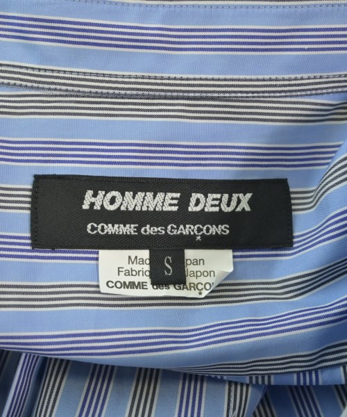 COMME des GARCONS HOMME DEUX（コムデギャルソンオムドゥ）カジュアルシャツ 青 サイズ:S メンズ/2200610508127
