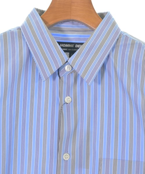 COMME des GARCONS HOMME DEUX（コムデギャルソンオムドゥ）カジュアルシャツ 青 サイズ:S メンズ/2200610508127