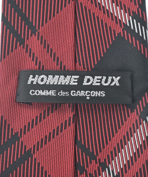 COMME des GARCONS HOMME DEUX（コムデギャルソンオムドゥ）ネクタイ 赤 サイズ:- メンズ/2200610508325
