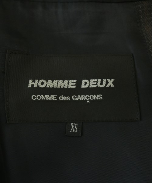 COMME des GARCONS HOMME DEUX（コムデギャルソンオムドゥ）カジュアルジャケット 黒 サイズ:XS メンズ/2200610607080