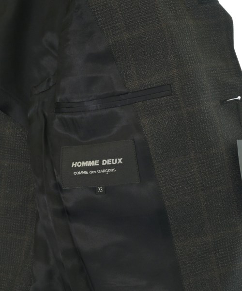 COMME des GARCONS HOMME DEUX（コムデギャルソンオムドゥ）カジュアルジャケット 黒 サイズ:XS メンズ/2200610607080