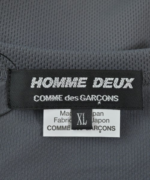 COMME des GARCONS HOMME DEUX（コムデギャルソンオムドゥ）Tシャツ・カットソー グレー サイズ:XL メンズ/2200610607103