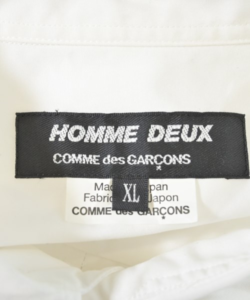COMME des GARCONS HOMME DEUX（コムデギャルソンオムドゥ）カジュアルシャツ 白 サイズ:XL メンズ/2200610578069