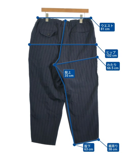 COMME des GARCONS HOMME DEUX（コムデギャルソンオムドゥ）スラックス 紺 サイズ:L メンズ/2200611705518