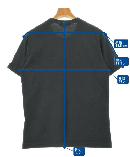 COMME des GARCONS HOMME DEUX（コムデギャルソンオムドゥ）Tシャツ・カットソー 黒 サイズ:M メンズ/2200611904096