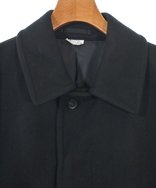 COMME des GARCONS HOMME DEUX（コムデギャルソンオムドゥ）ステンカラーコート 黒 サイズ:L メンズ/2200612062146