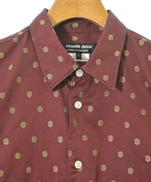 COMME des GARCONS HOMME DEUX（コムデギャルソンオムドゥ）カジュアルシャツ 赤 サイズ:S メンズ/2200614901061