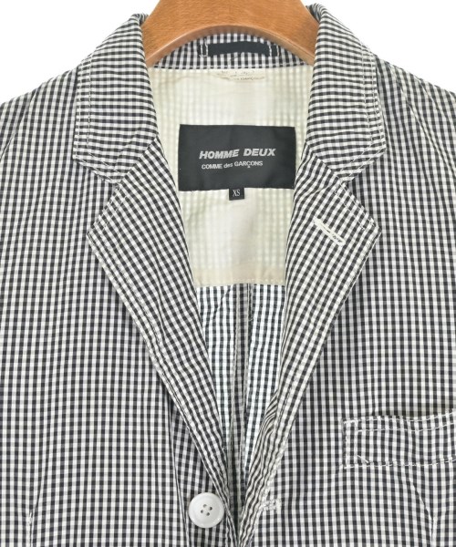 COMME des GARCONS HOMME DEUX（コムデギャルソンオムドゥ）カジュアルジャケット 黒 サイズ:XS メンズ/2200609616123
