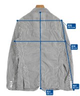 COMME des GARCONS HOMME DEUX（コムデギャルソンオムドゥ）カジュアルジャケット 黒 サイズ:XS メンズ/2200609616123
