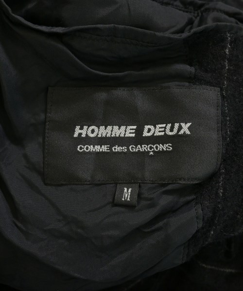 COMME des GARCONS HOMME DEUX（コムデギャルソンオムドゥ）ジャケット 黒 サイズ:M メンズ/2200615878041