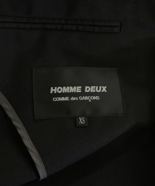 COMME des GARCONS HOMME DEUX（コムデギャルソンオムドゥ）テーラードジャケット 黒 サイズ:XS メンズ/2200618049141