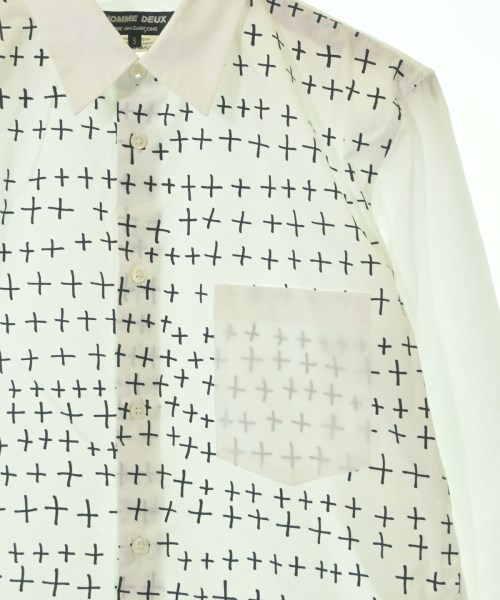 COMME des GARCONS HOMME DEUX（コムデギャルソンオムドゥ）カジュアルシャツ 白 サイズ:S メンズ/2200619272159