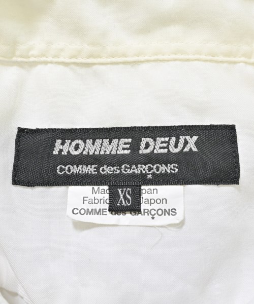 COMME des GARCONS HOMME DEUX（コムデギャルソンオムドゥ）カジュアルシャツ 白 サイズ:XS メンズ/2200620068017