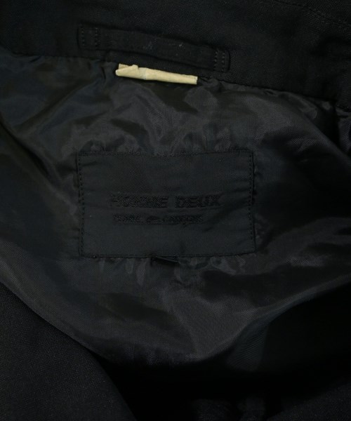 COMME des GARCONS HOMME DEUX（コムデギャルソンオムドゥ）ステンカラーコート 黒 サイズ:L メンズ/2200619031299