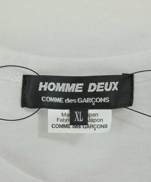 COMME des GARCONS HOMME DEUX（コムデギャルソンオムドゥ）Tシャツ・カットソー 白 サイズ:XL メンズ/2200599811171