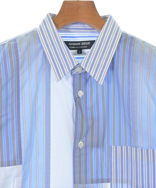 COMME des GARCONS HOMME DEUX（コムデギャルソンオムドゥ）カジュアルシャツ 青 サイズ:L メンズ/2200599811263