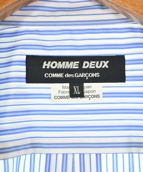 COMME des GARCONS HOMME DEUX（コムデギャルソンオムドゥ）カジュアルシャツ 青 サイズ:XL メンズ/2200599811270