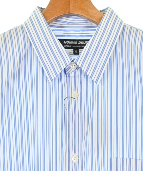 COMME des GARCONS HOMME DEUX（コムデギャルソンオムドゥ）カジュアルシャツ 青 サイズ:XL メンズ/2200599811270