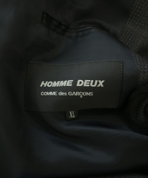 COMME des GARCONS HOMME DEUX（コムデギャルソンオムドゥ）カジュアルジャケット 黒 サイズ:XL メンズ/2200599594098